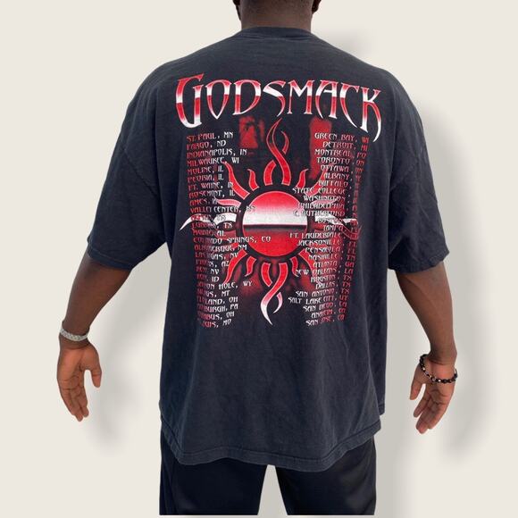 Y2K Godsmack Tour Tee 2XL - Picture 3 of 4